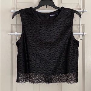 NWOT Tildon Black Detail Top